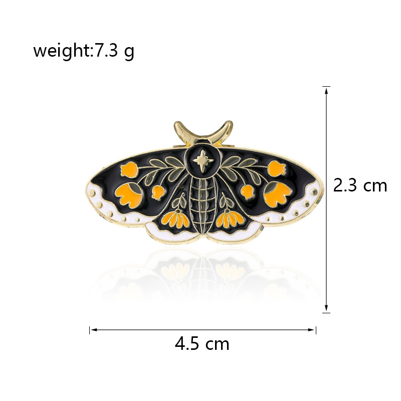 13g Weight Brooches Classification Casual, Party, Street Occasion Zinc alloy Material Butterfly Pattern Unisex Gender Enamel, Plating Design Sweet Style Sweet Pin Butterfly Zinc Alloy Enamel Plating Unisex Brooches 10