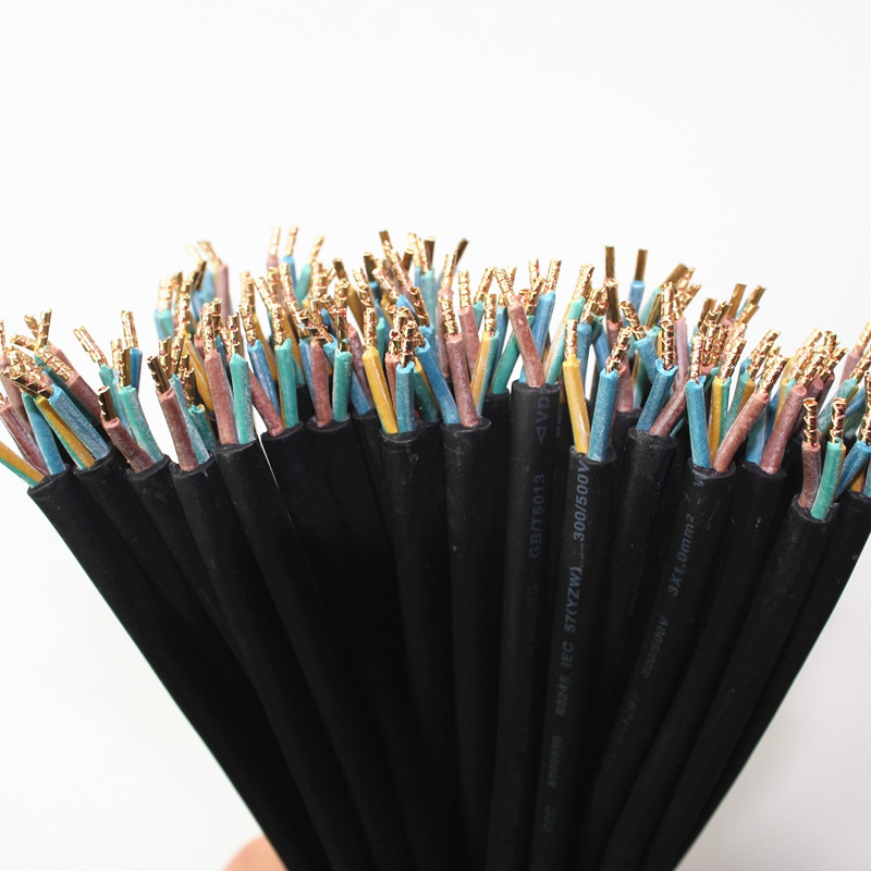 供应水底灯泳池灯电线地埋灯插地灯喷泉灯连接线防水橡胶线现货