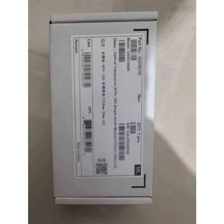 OSX010000 Световой модуль-SFP+-10G-один модуль Сигнал Сигнал (1310нм, 10км, LC)