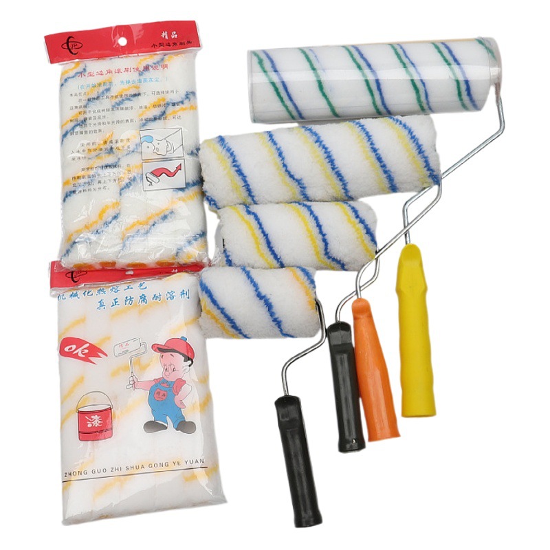 Fábrica al por mayor de 4 pulgadas de 6 pulgadas de 8 pulgadas de 9 pulgadas de 10 pulgadas cepillo de rodillo pequeño pulgar sin rodillo de ángulo muerto cepillo rodillo de pintura