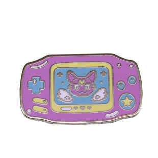 Pretty girl warrior game machine brooch cute cartoon animation jewelry
