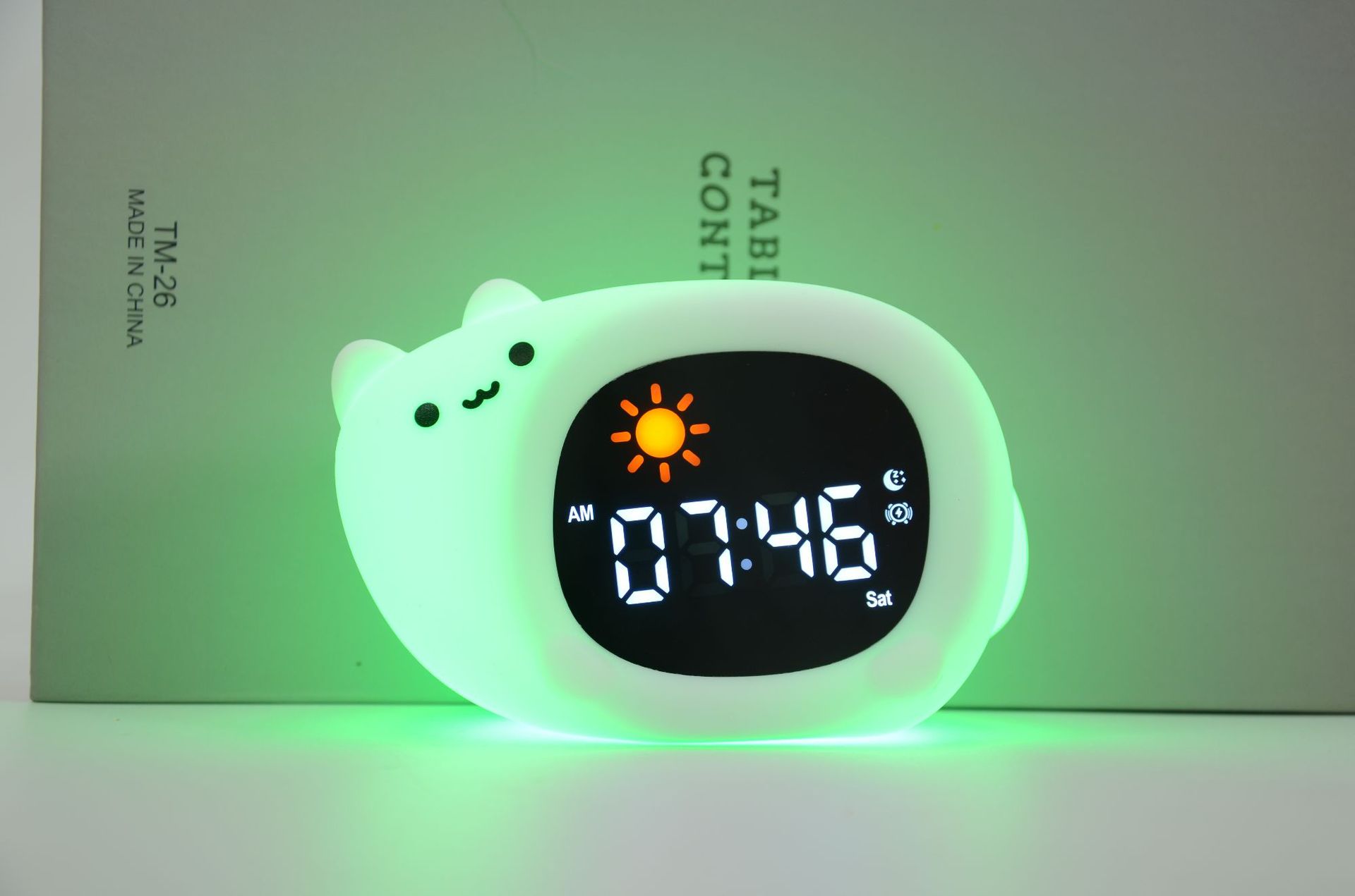 Nueva forma de animal, palmaditas, descompresión, cambio de color, luz nocturna, luz auxiliar para dormir, luz de despertador de regalo transfronteriza