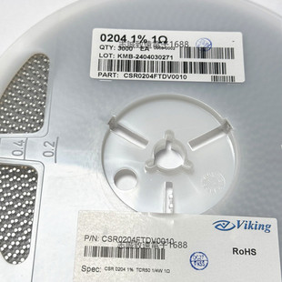 �NƬ1206ɫ�h��� CSR0204FTDV0010 1RF 1% VIKING�NƬɫ�h���