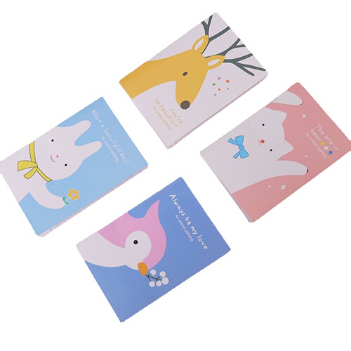 Small notebook, cute notepad, cartoon mini notebook, kindergarten notebook, portable notebook, portable horse-riding nail notebook