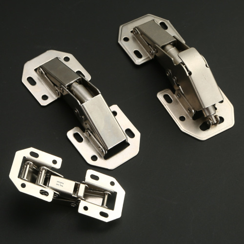 3-inch and 4-inch Thick Bridge-type Buffer Ball Hinge Dampening Hydraulic No-Drill Cabinet Surface-mounted Hinges