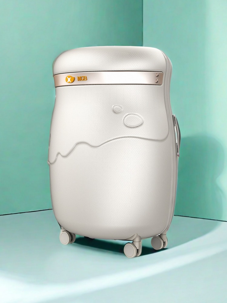 Vali kéo 20 inch MGB thiết kế kem sữa thời trang bền bỉ — Màu trắng