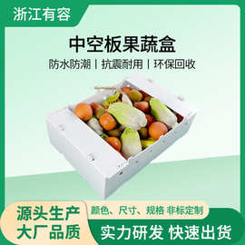 PP中空板中空盒塑料飞机盒，周转箱生鲜长方形蔬菜水果周转