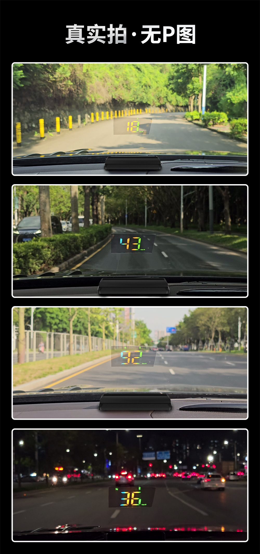 Model3&Y Head-Up Display Car Hud Projection Speed Display Real-Time Data Synchronization Tram Gps