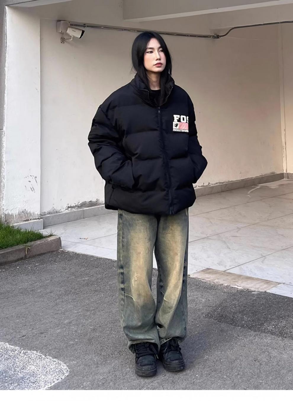 Miesten vaatteet Billionaire Boys BUFU National Fashion Retro Letter Bread Cotton Jacket Miesten talvi pariskunnalle High Street -puuvillatakki_voghion.com