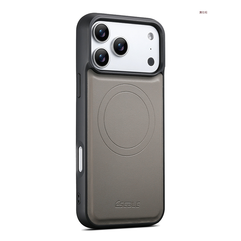 Ốp lưng iPhone da PU cao cấp có khe thẻ từ tính chống sốc — 【Bìa đen kèm đế từ】, 【Bìa xám kèm đế từ】, 【Bìa trắng kèm xanh】, 【Bìa trắng kèm tím】 chi tiết 16