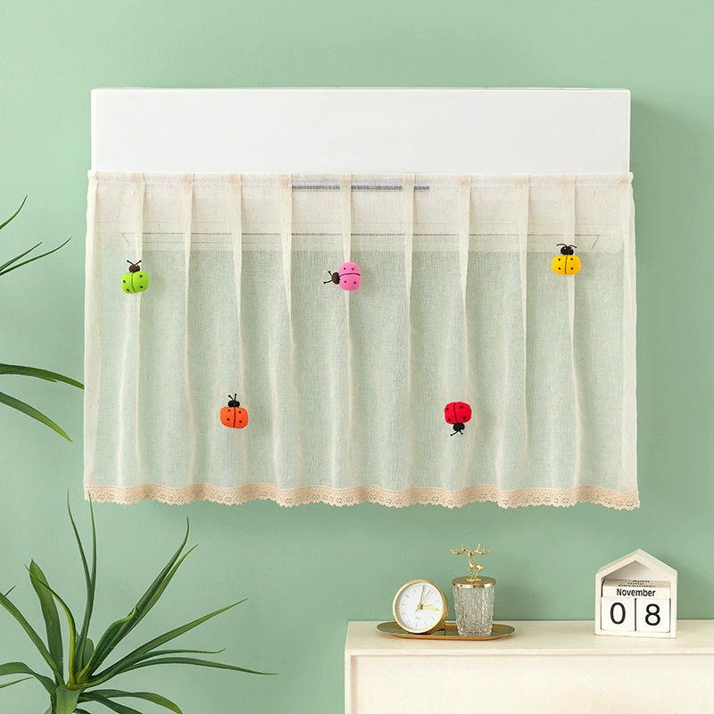 Summer windproof self-adhesive protective curtain with velcro