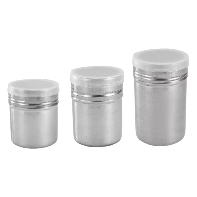 Разбрасыватель порошка из нержавеющей стали с крышкой разбрасыватель какао-порошка бутылка приправы разбрасыватель порошка тмин перец приправа банка инструмент для барбекю