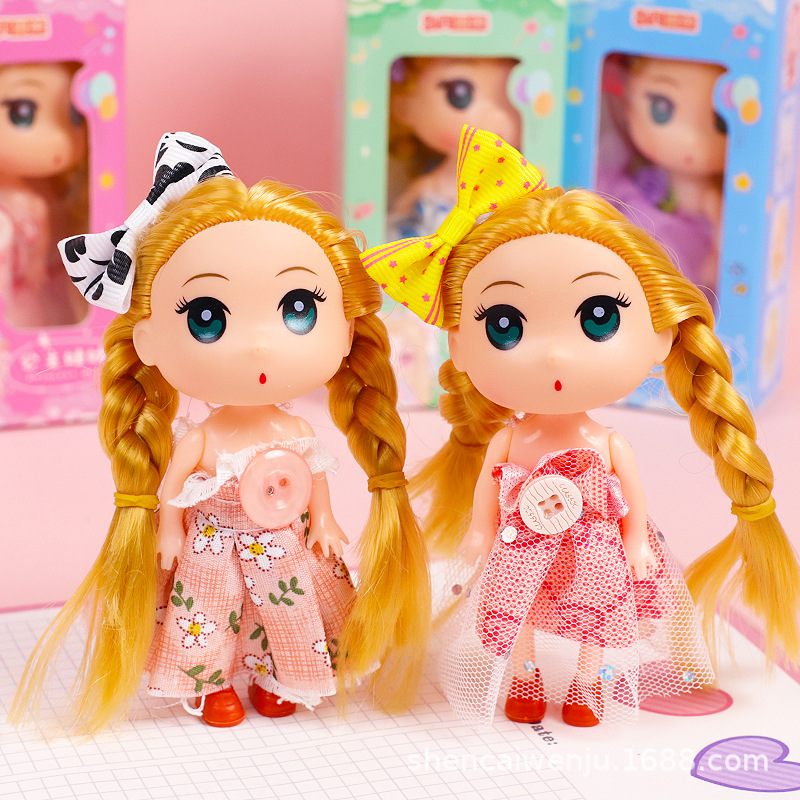 Conjunto de ropa de muñeca princesa en caja, vestido de muñeca, regalo para niñas pequeñas, juguete educativo, caja ciega