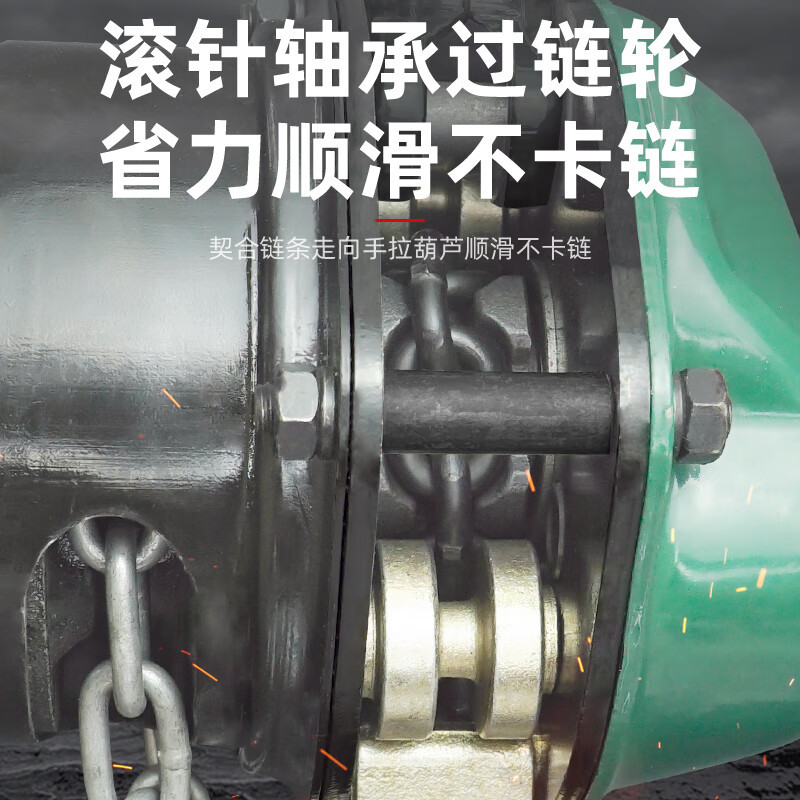 1t 2t 5t cadena invertida grúa de elevación manual grúa de elevación 360 grados 6m cadena de elevación giratoria