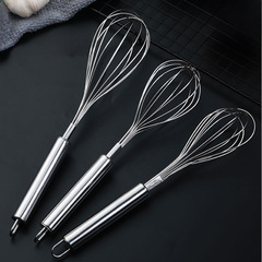Handheld Stainless Steel Whisk, Milk Whisk, Egg and Flour Cream Mixer, Kitchen Small Tool