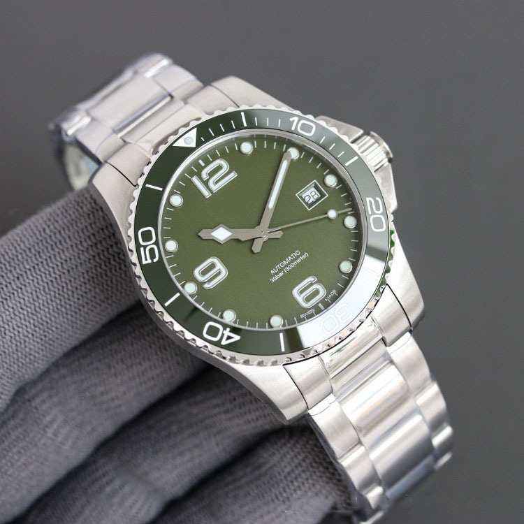 White steel green surface