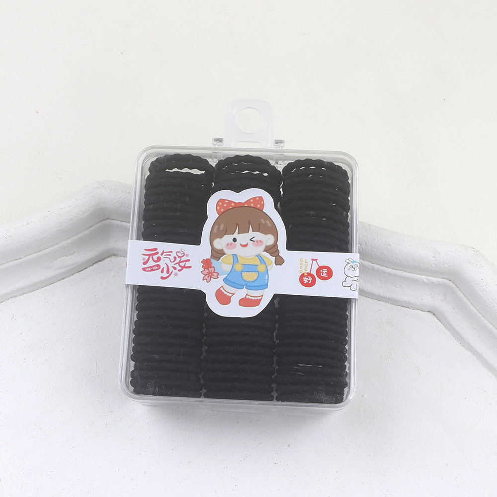 Kotak tiga kisi hitam 07 # dengan simpul kacang