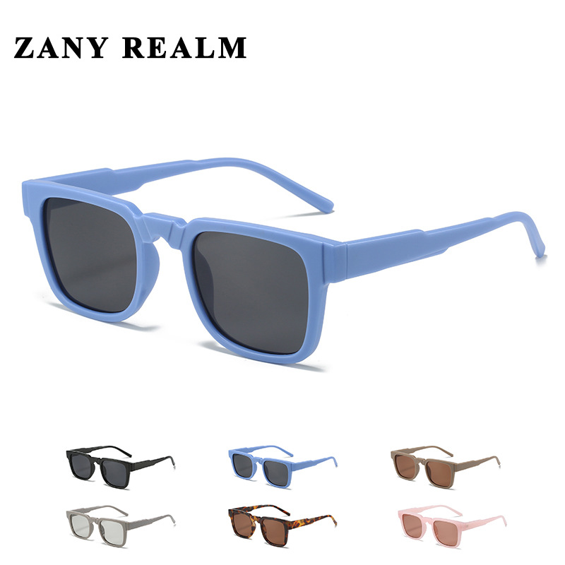 Nuevo simple caja transfronteriza gafas de sol europeas y americanas KUBR negro Super Retro chica caliente gafas de sol fabricante en stock