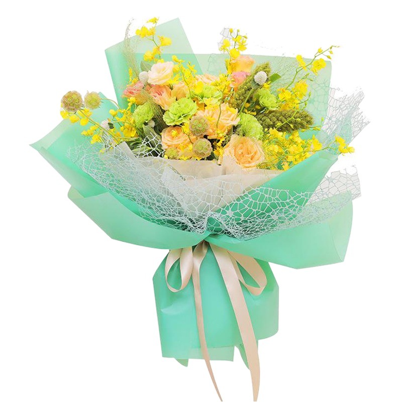 Gasa jacquard coreana para envolver flores, papel de envoltura floral, material para arreglos florales, papel de envoltura floral.