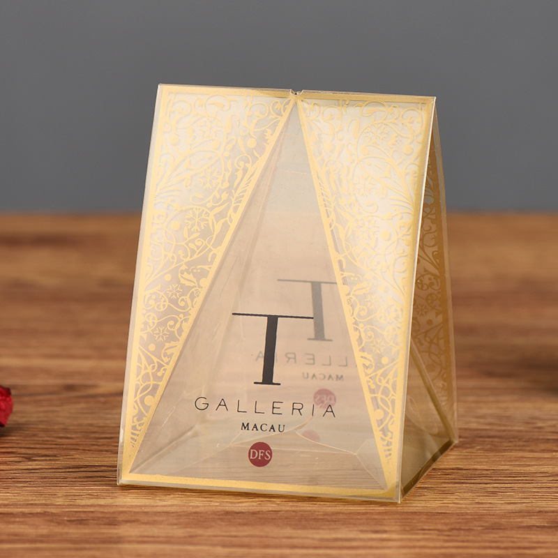 定 做各种形状PVC盒子印烫金PET包装盒折盒胶盒