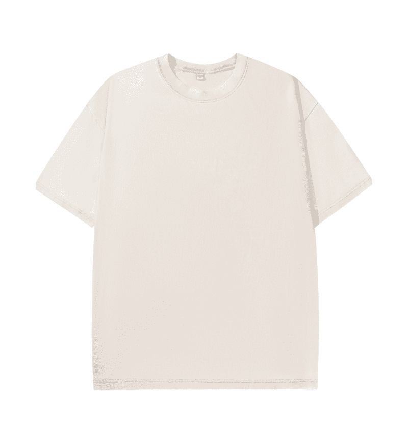 Transfronterizo europeo y americano pesado copo de nieve frito algodón retro lavado y viejo OVERSIZE camiseta de manga corta personalizada de marca de moda de bricolaje