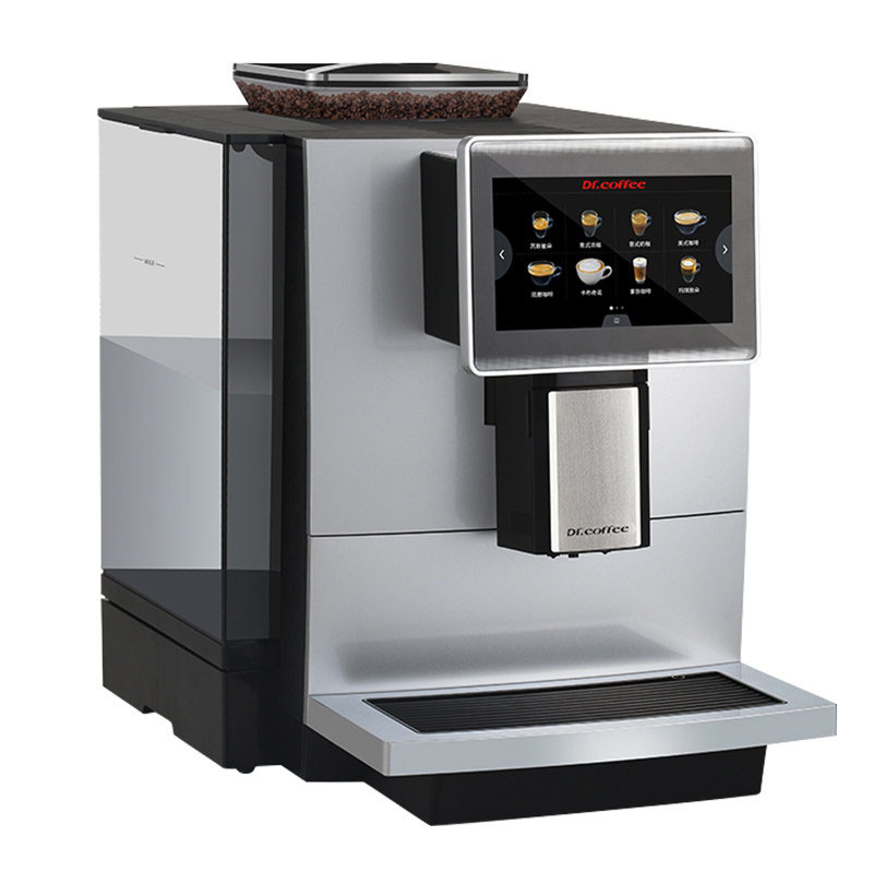 Cafetera italiana comercial totalmente automática Dr. Coffee F10 para uso en oficina, cafetera de leche con un solo toque.