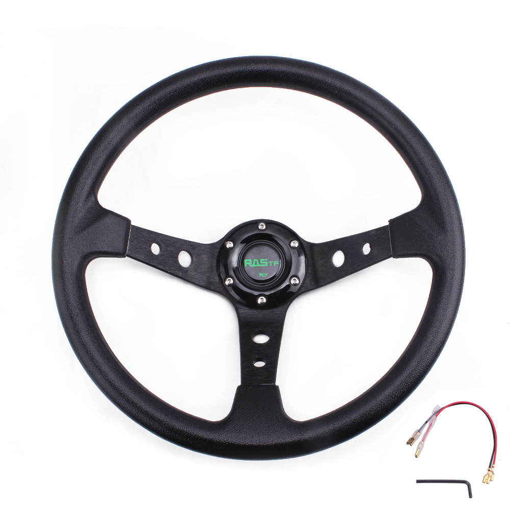 Car Modified Steering Wheel PVCRacing Steering Wheel Competitive Game Steering Wheel14 Inches