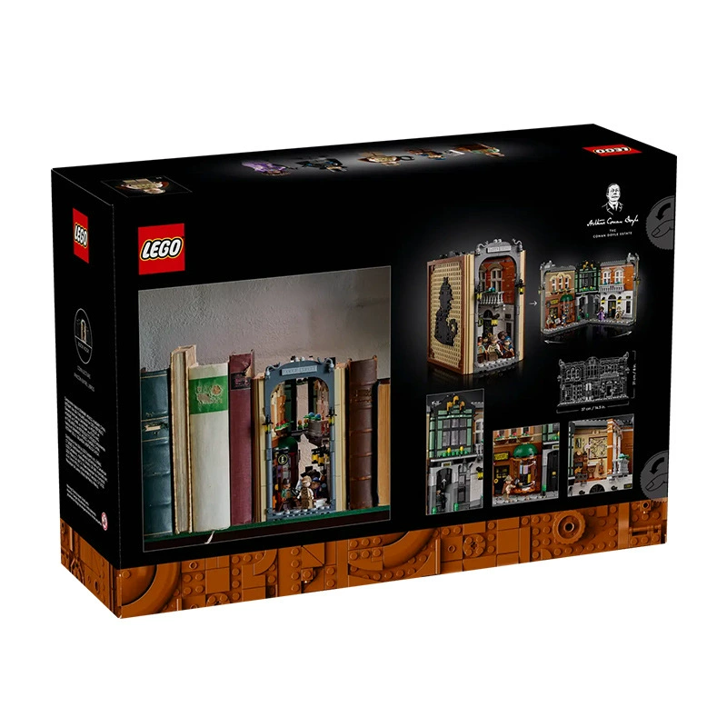 LEGO 10351 Шерлок Холмс Детектив Шерлок Шерлок Книжная полка-декорация Иконная серия Вставляемое украшение из строительного блока
