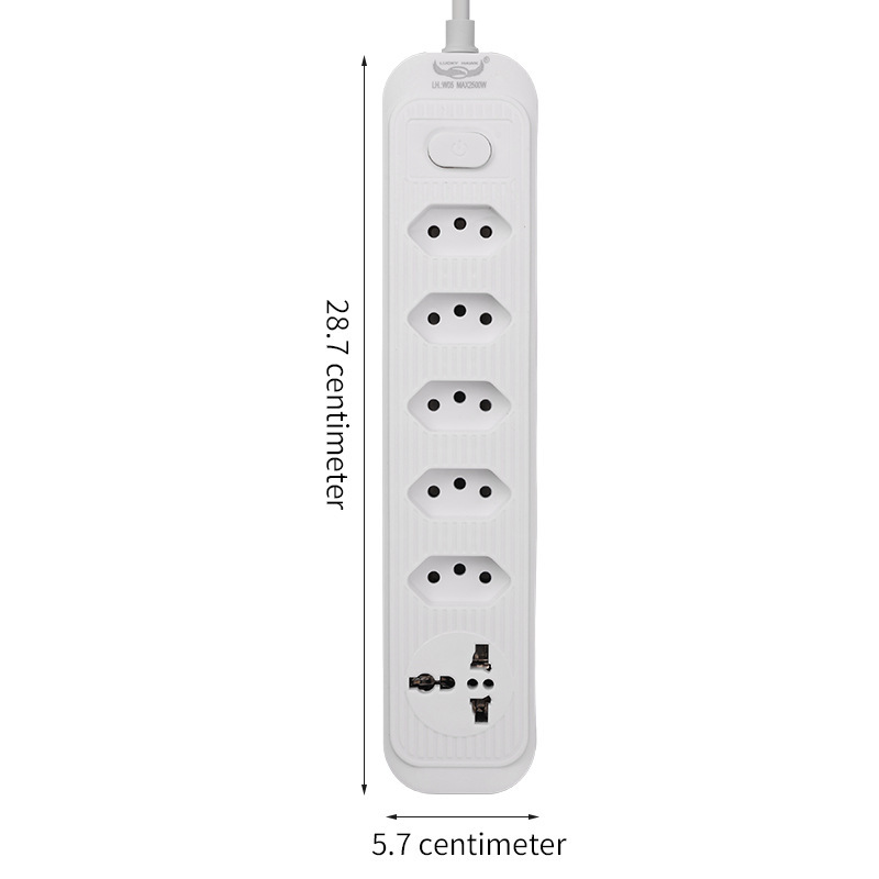 Exportación de 3 bits 4 agujeros 5 enchufe estándar brasileño de América del Sur enchufe multifuncional enchufe enchufe enchufe enchufe