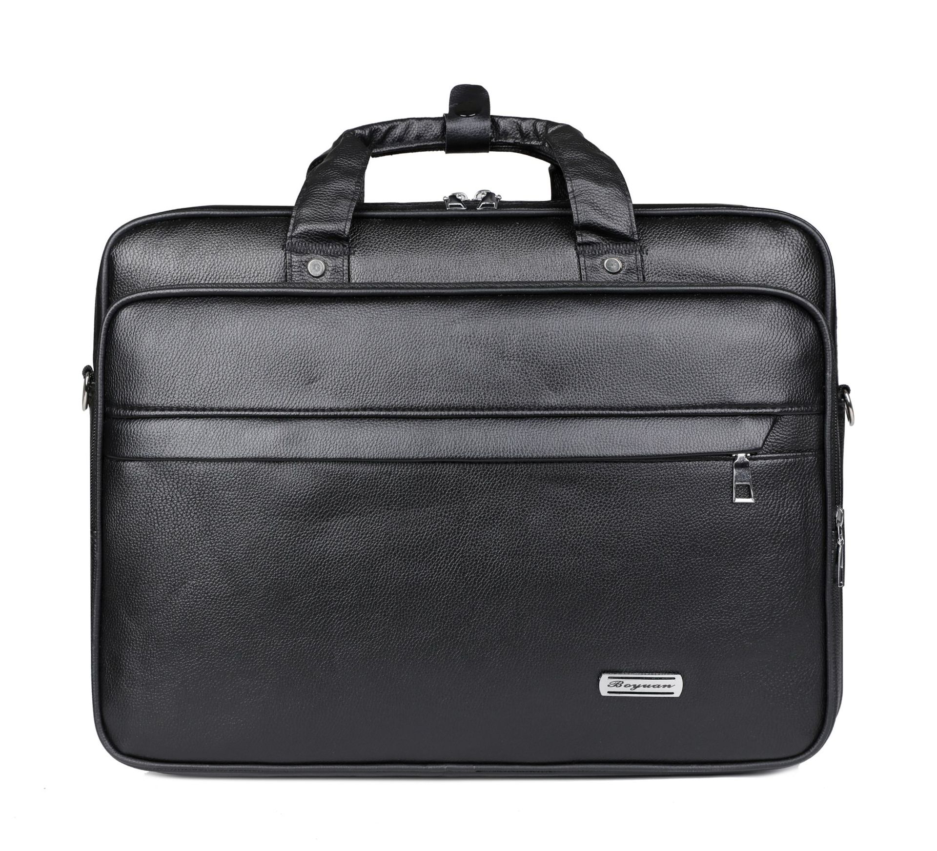 Maletín de negocios Bolso para computadora portátil de 15,6 pulgadas para hombres Cartera de negocios de documentos de gran capacidad Kit