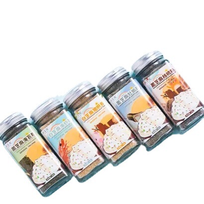 Camellia Oil Rich Baby Food Seasoning Rice Powder with DHA, Black Sesame, Walnut, Nori, Shrimp, Oyster, and Liver Powder