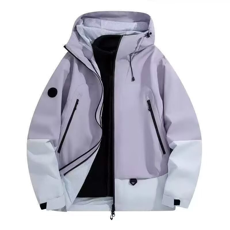 Marca de marea 3 - en - 1 traje de asalto para hombres y mujeres desmontable revestimiento impermeable al aire libre traje de montaña chaqueta pareja