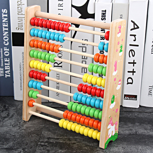 Children's Math Calculation Frame Kindergarten Arithmetic Teaching Tool Miracle Montessori Number Enlightenment Multifunction Addition and Subtraction Arithmetic