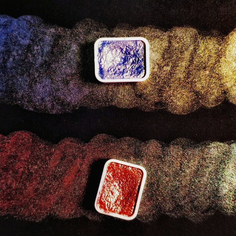 Poetic Imitation Chameleon Mermaid Series Pearlescent Solid Watercolor Pigment Painting Nail Art Japanese and Korean Trendyy Art Poetic Imitation Chameleon Mermaid Series Pearlescent Solid Watercolor Pigment Painting Nail Art Japanese and Korean Trendyy Art