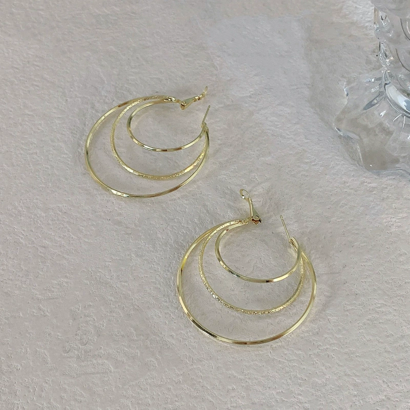 Earrings Silver 925 — Demi-season European Style, Simple Elegant Bright Design, Gold & Silver Options