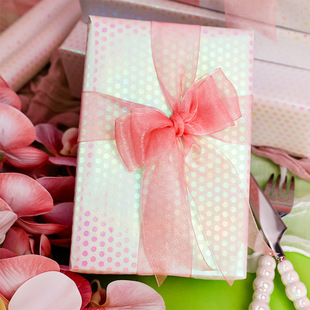 Birthday Cross-Border Exclusive Glitter Fantasy Powder Large Size Roll Holiday Gift Packaging Gift Wrapping Paper Ins