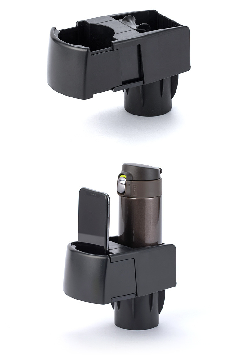 Yac Car Water Cup Holder Car Air Conditioner Air Outlet with Light Storage Mobile Phone Holder Cup Holder Multi-Functional Beverage Holder