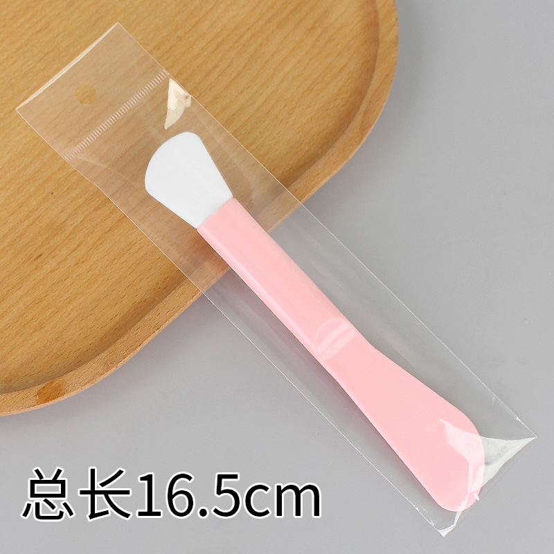 Large double-headed long-handled brush, blade-shaped rose powder