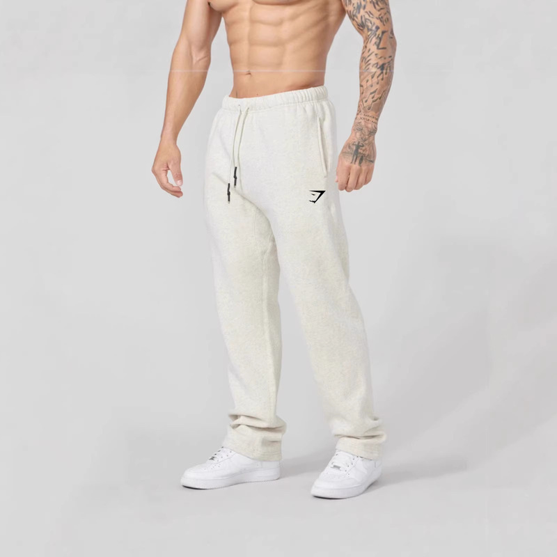 Gymshark Men's Sports Pants Autumn and Winter New Jogger Gym Cotton Printed Jogger Casual Versatile Sweatpants