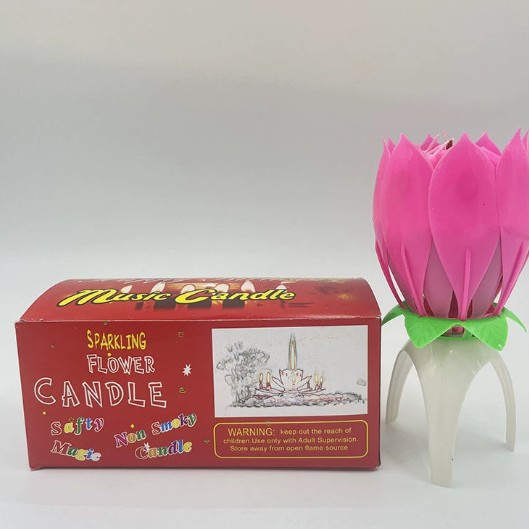 Vela de loto 12 cm * 6,cm