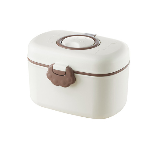 Baby Bear Milk Powder Box Portable Outdoors Baby Baby Rice Powder Box Snack Divided Storage Tank Sealed Moisture-proof Waterproof 