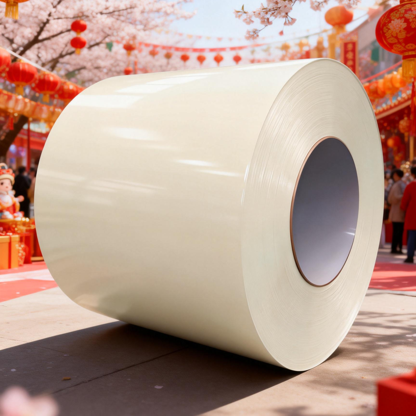 供应TDC51D+Z PE聚酯HDP高耐候SMP硅改PVDF氟碳彩涂宝钢奶白