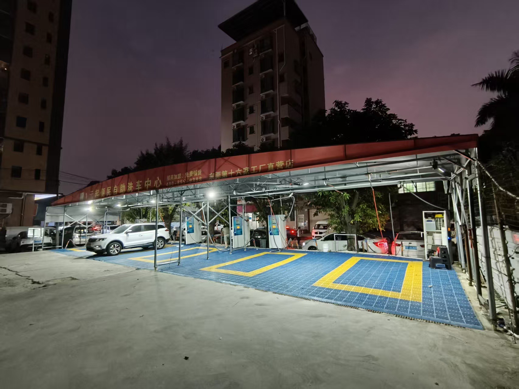 High-Pressure Car Wash Machine, Smart Ai Self-Service Car Wash Machine for Commercial Use, Shared Mobile Phone Management, Coin-Operated, Scan Code, Swipe Card Car Wash