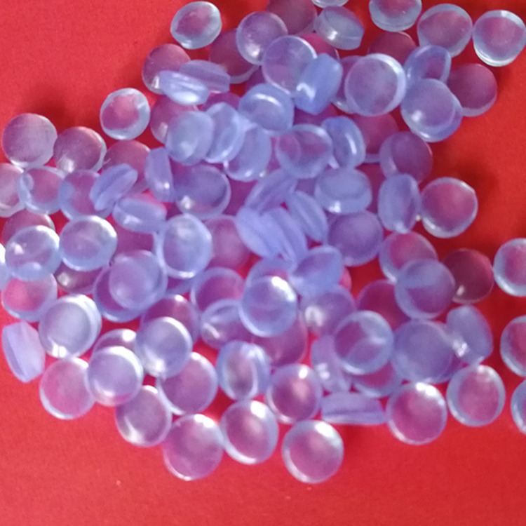 硬质PVC颗粒 欧盟环保120度挤出级 PVC透明兰底IC胶管原料