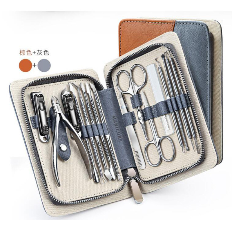 Kit de cortador de uñas doméstico portátil de corte de uñas, pinzas de corte de nariz y cabello, un solo paquete de cortador de uñas