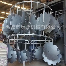 供应犁耙片65Mn弹簧钢圆盘耙片缺口耙片松土铲各种配件