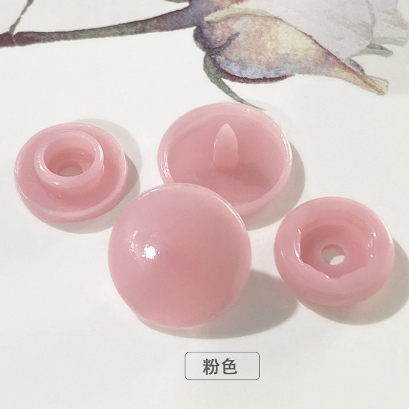 T3T5T8 impermeable con botón a presión de resina plástica, botones de ropa de bebé, botones invisibles, botones de color sin costura