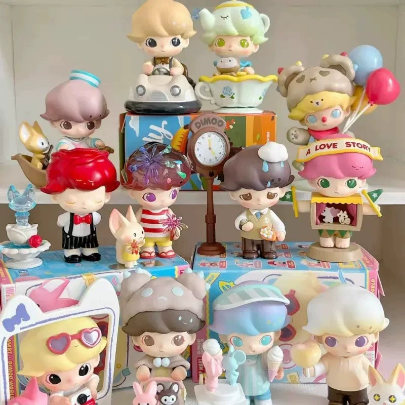 Mini collectible figure (Popmart) Japanese‑style kawaii, blind‑box & mixed sets, lightweight 0.003 kg