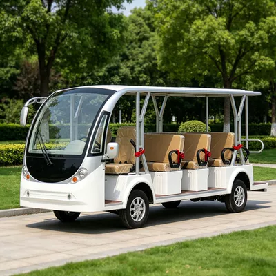 8-14 Seat Electric Sightseeing Car Elektrikli qolf avtomobilləri