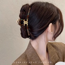 高级感超大号醋酸抓夹女发饰后脑勺鲨鱼夹子韩国优雅发夹高端头饰
